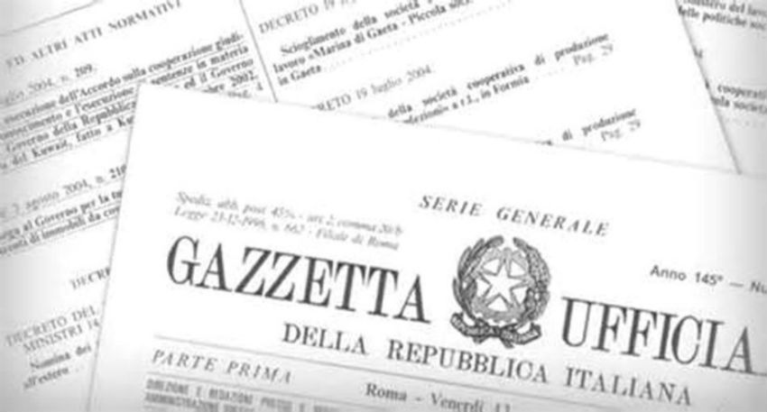 Codice appalti in gazzetta ufficiale